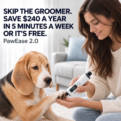 PawEase'- Painless Pet Nail Grinder 2.0